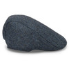 Hoggs Of Fife Herringbone Waterproof Tweed Cap Navy side