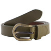 Bleached Olive Barbour Womens Allanton Leather Belt