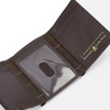 Barbour Tarbert Leather Bi Fold Wallet Open