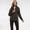 Chocolate Holland Cooper Womens Country Fleece Half Zip Model