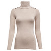 Oatmeal Holland Cooper Womens Essential Roll Neck Top