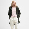 Olive Barbour Womens Heron Jacket On Model