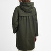 Olive Barbour Womens Heron Jacket On Model Back