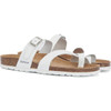 White Barbour Womens Langton Sandal
