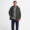 Olive Barbour Mens Summer Brockstone Jacket On Model