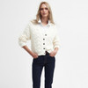 Aran Barbour Womens Wallflower Knitted Cardigan On Model