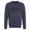 Navy Barbour Mens Wash Prep Logo Jumper