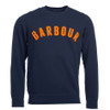 Navy Barbour Mens Prep Logo Sweatshirt