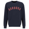 Navy/Pink Barbour Mens Prep Logo Sweatshirt