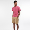 Fuscia Barbour Mens Garment Dyed Tee