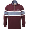 Wine Schoffel Mens Exmouth Heritage 1/4 Zip