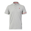 Musto Mens Red Yacht SS Polo Grey