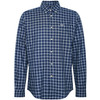 Navy Barbour Mens Howard Tailored Fit Shirt