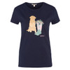 Navy Barbour Womens Rowen T-Shirt