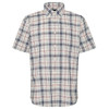 Navy Barbour Mens Drafthill Short Sleeve Regular Fit Shirt