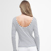 Cloud Stripe Barbour Womens Langton Top Back