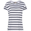White/Navy Barbour Womens Otterburn Stripe Tee