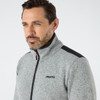 Grey Musto Mens Knitted Fleece