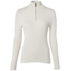 Almond Holland Cooper Womens Ava Half Zip Knitted Jumper