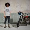 Triumph Dust Graphic Tee White