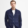 Indigo Barbour Mens Brindle Tailored Shirt On Model