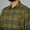 Light olive Seeland Mens Highseat Shirt On Model