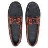 Navy/Burgundy Chatham Womens Cromer Moccasins Above Navy/Burgundy Chatham Womens Cromer Moccasins Above
