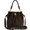 Chocolate Fairfax & Favor Mini Bibury Bucket Bag