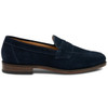 Navy Suede Loake Mens Imperial Loafer Side