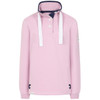 Pink Lazy Jacks Womens LJ5 Plain Button Neck Sweatshirt