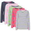 Lazy Jacks Womens LJ97 Striped Breton Top