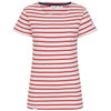 Red Lazy Jacks Womens LJ8 Breton Top