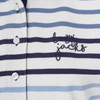 Stripe Lazy Jacks Womens LJ22 Striped Polo Top Detail