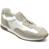 White Calf/Grey Suede Loake Mens Linford Trainers