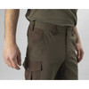 Pine Green/Demitasse Brown Seeland Mens Birch Zip-Off Trousers Detail
