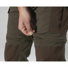 Pine Green/Demitasse Brown Seeland Mens Birch Zip-Off Trousers Zip Off Detail