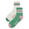 Green Joules Volley Tennis Sock Two Pack