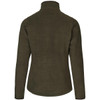 Pine Green Melange Seeland Womens Woodcock Ivy Fleece Jacket Back