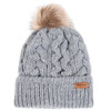 Grey Barbour Womens Penshaw Cable Beanie