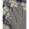 Grey Midnight Barbour Mens Tartan Scarf and Glove