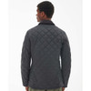 Charcoal Barbour Heritage Liddesdale Quilted Jacket Back