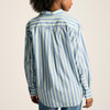 Blue Stripe Joules Amilla Womens Striped Shirt Model Back