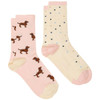 Pink/Blue Joules Womens Everyday Socks 2 Pack