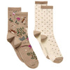 Multi Neutral Joules Womens Everyday Socks 2 Pack