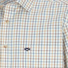 Brown/Blue Hoggs Of Fife Mens Kessock Tattersall Shirt swatch