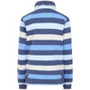 Winter Blues Lazy Jacks Womens LJ6 Striped Button Neck Sweatshirt Back