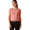 Dusty Rose Ariat Womens Live Love Ride T-Shirt