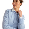 Light Blue Heather Ariat Womens Tedstock Sweatshirt Detail