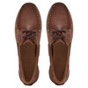 Dark Tan Chatham Womens Penang Deck Shoe Top View