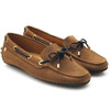 Tan & Navy Fairfax & Favor Womens Henley Loafers